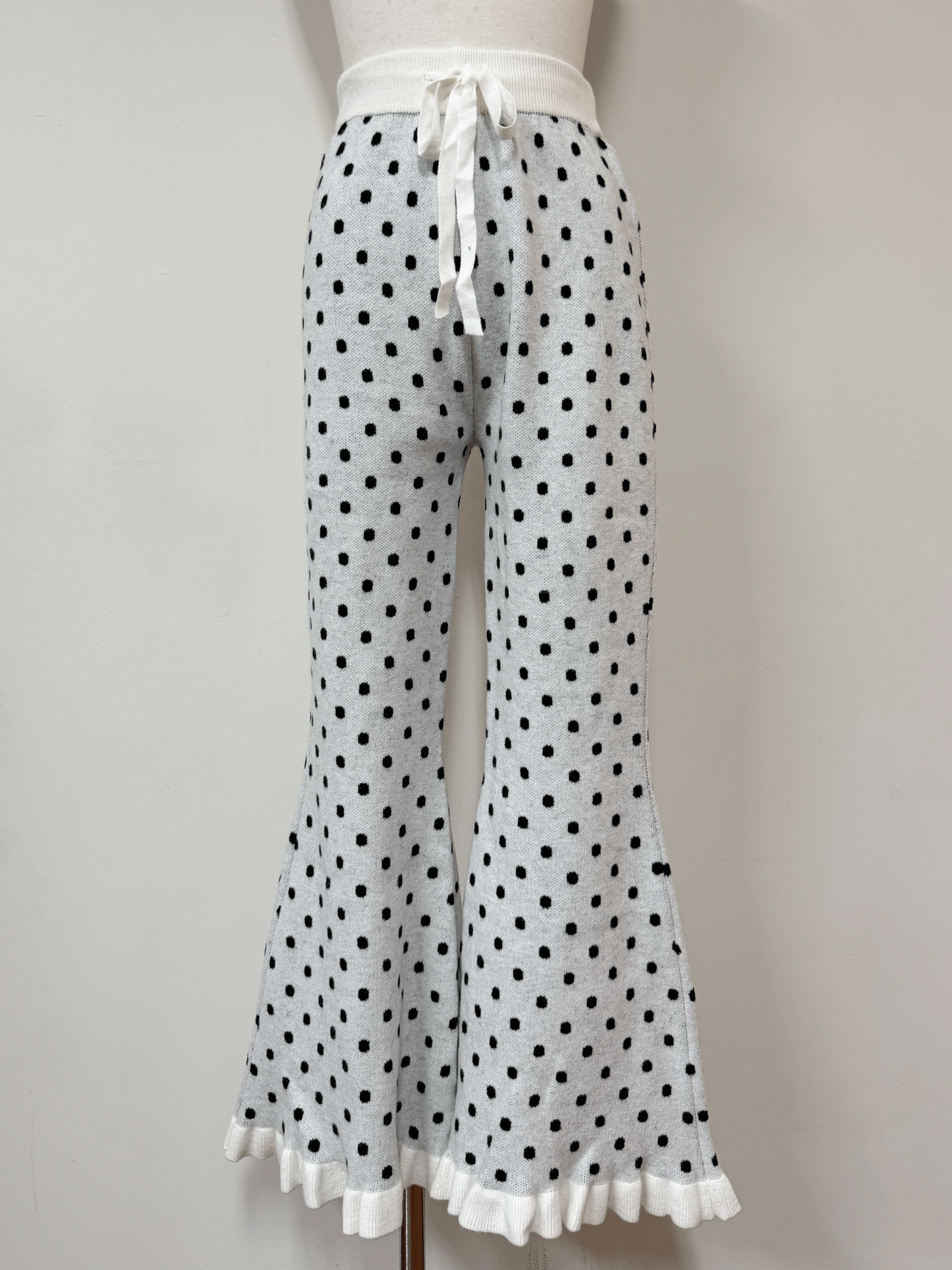 ドットニットパンツ
