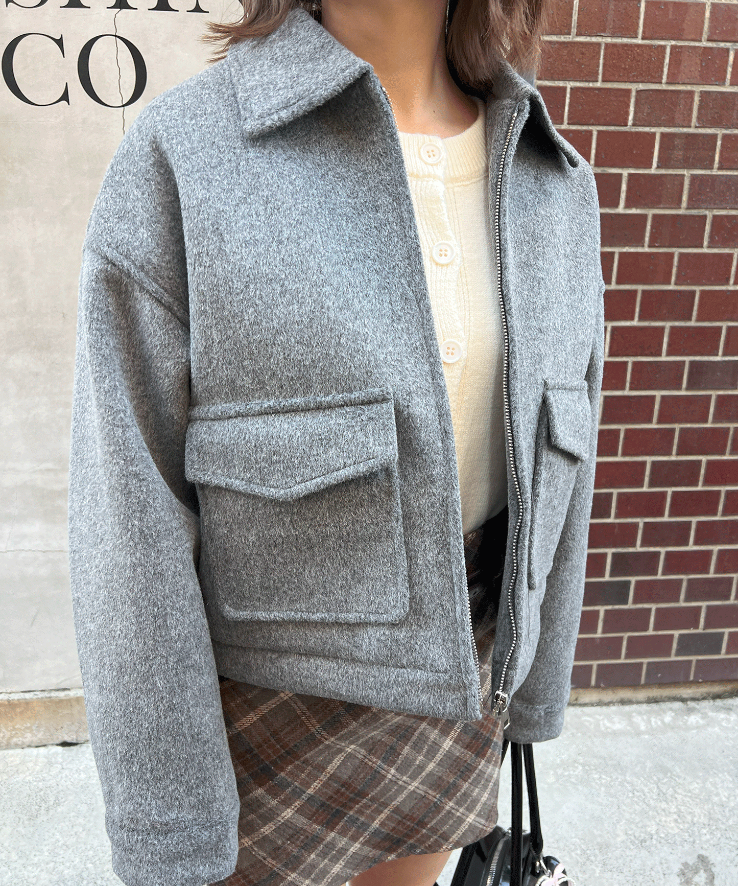 【Official限定価格】ブラッシュドブルゾン