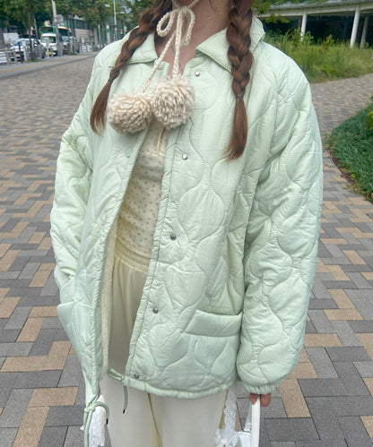 裏地ボア中綿ジャケット