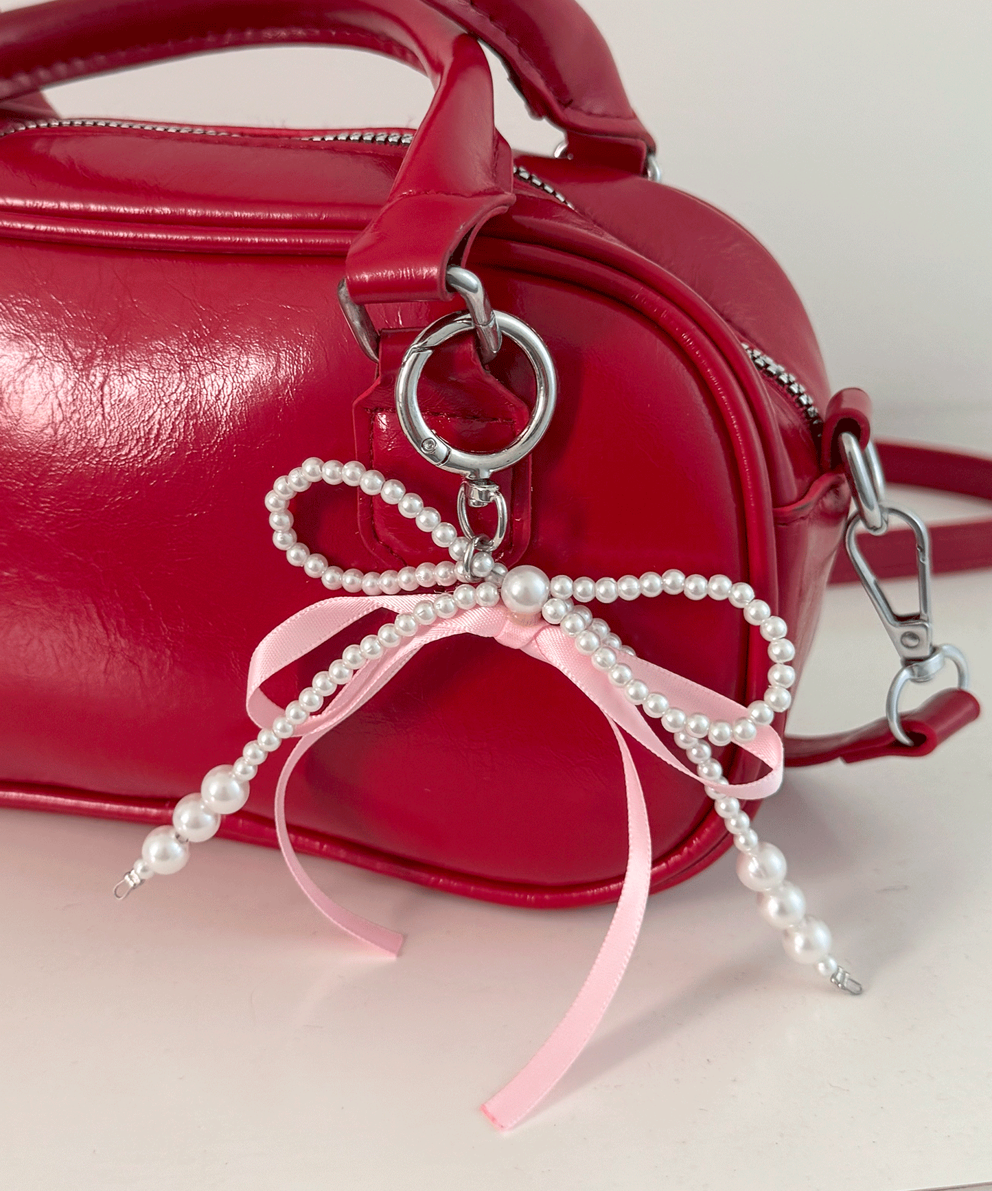 チャーム付きミニボストンBAG