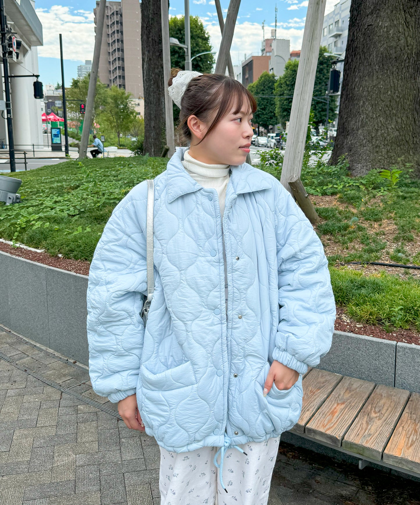 裏地ボア中綿ジャケット