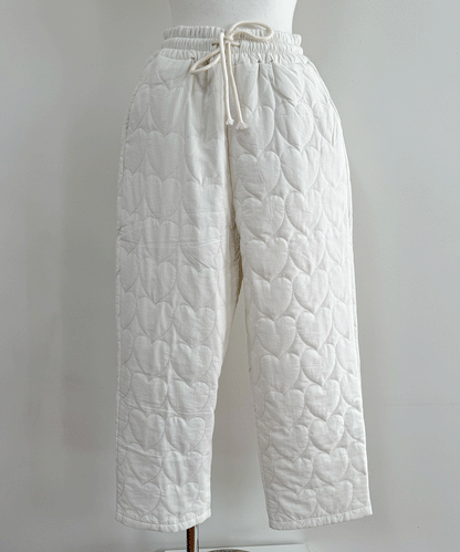 【Official限定販売】ハートキルティングパンツ