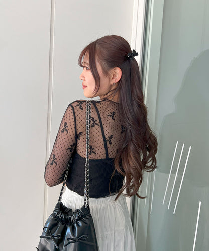 【Official限定価格】リボンメッシュインナー