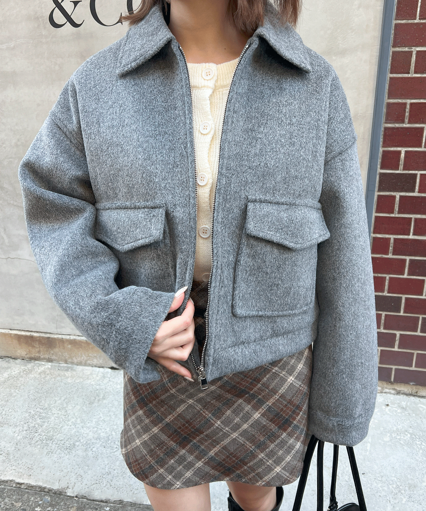 【Official限定価格】ブラッシュドブルゾン