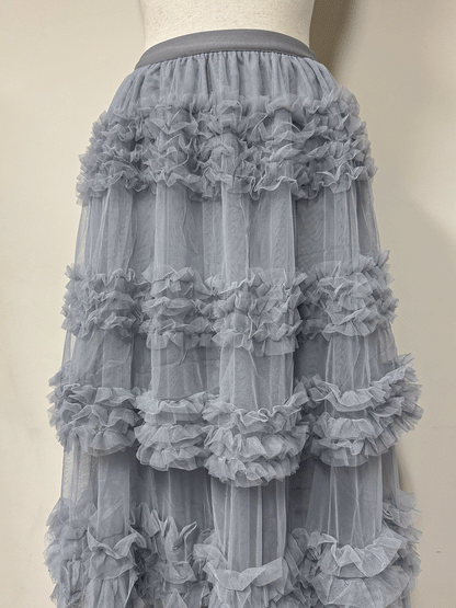 【Official限定価格】ボリュームチュールロングスカート