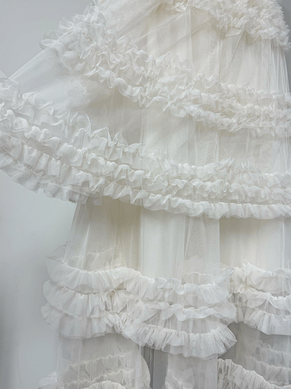 【Official限定価格】ボリュームチュールロングスカート