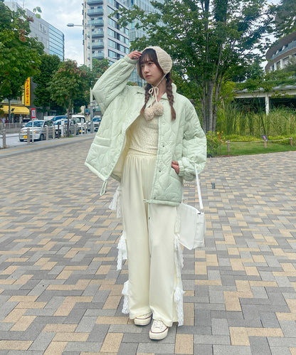 裏地ボア中綿ジャケット