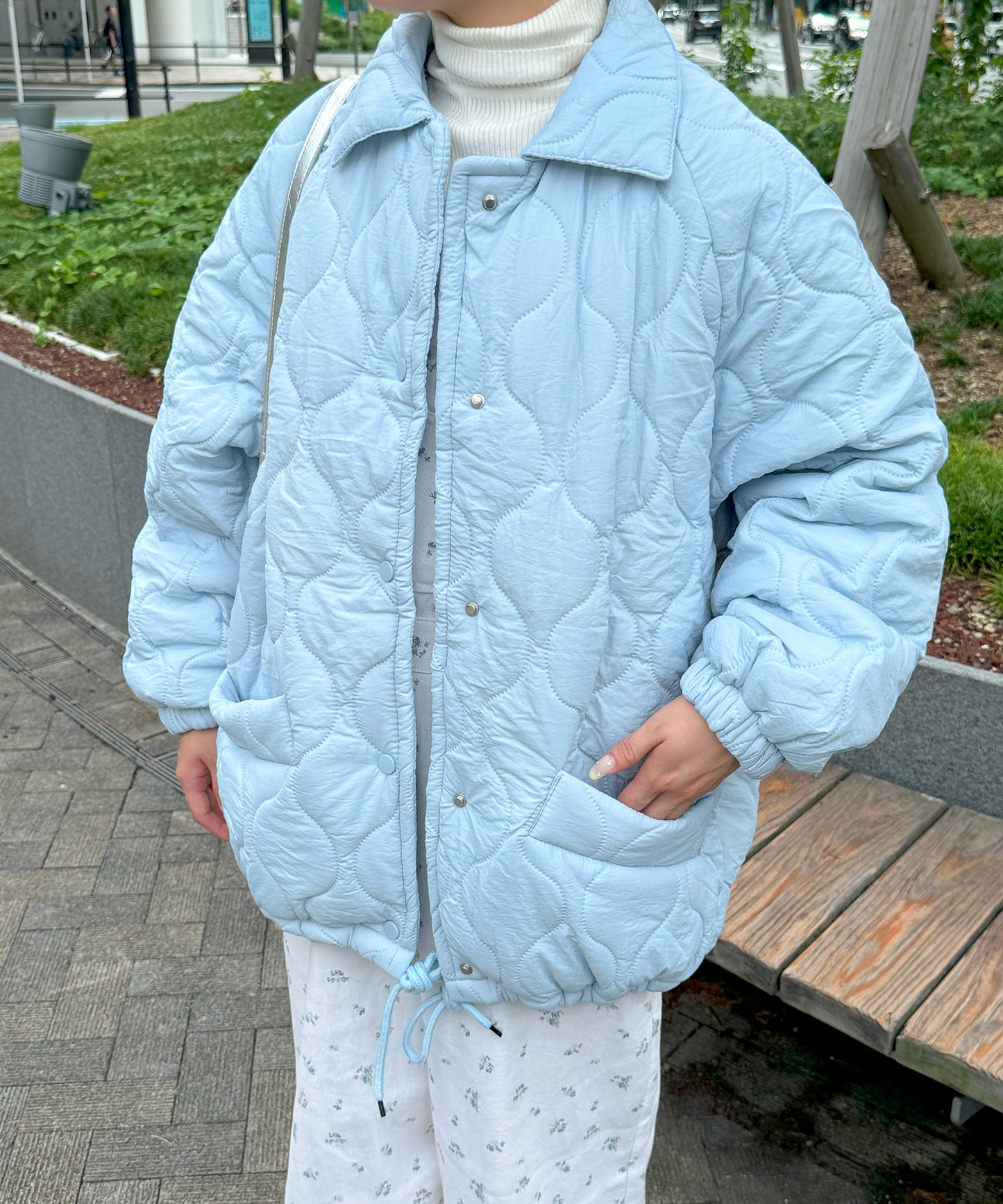 裏地ボア中綿ジャケット