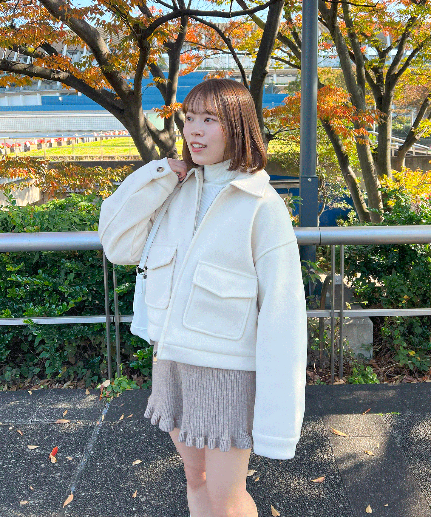 【Official限定価格】ブラッシュドブルゾン