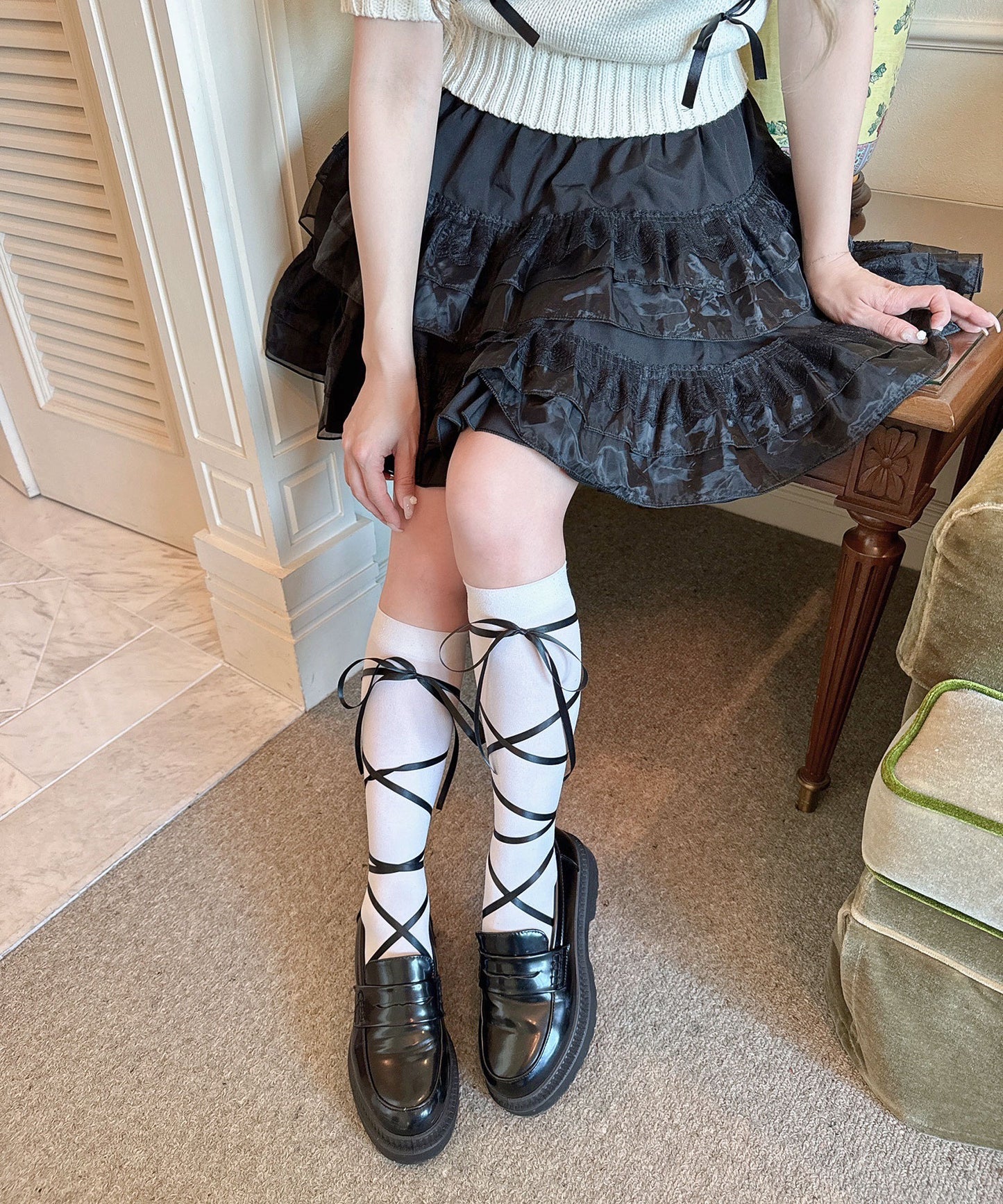 ティアードミニスカート