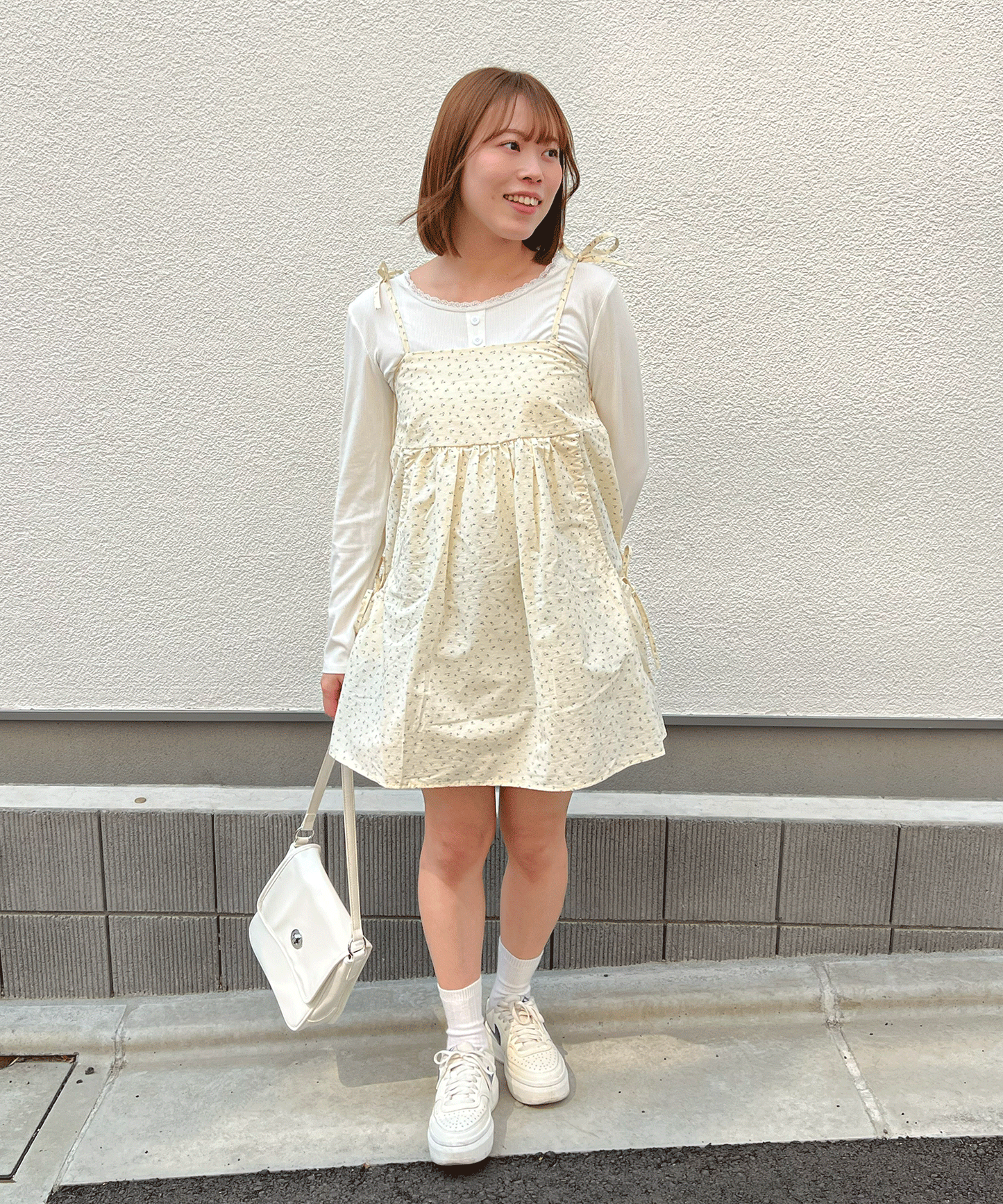 小花柄キャミチュニック