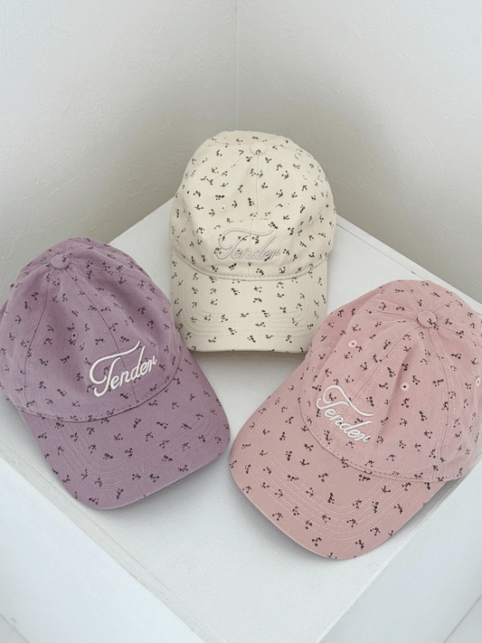 小花柄CAP