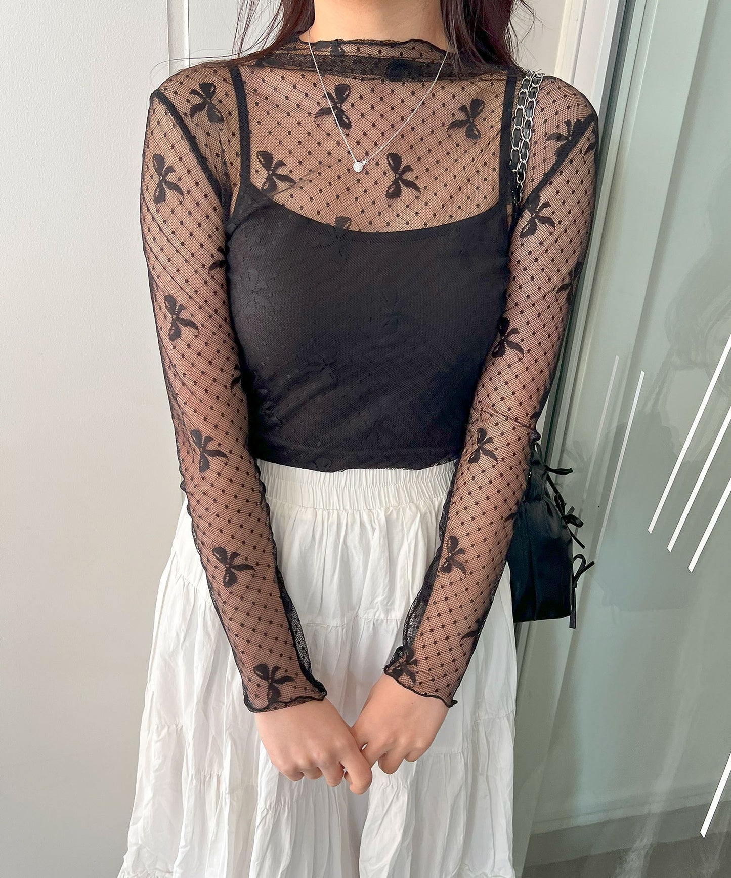 【Official限定価格】リボンメッシュインナー