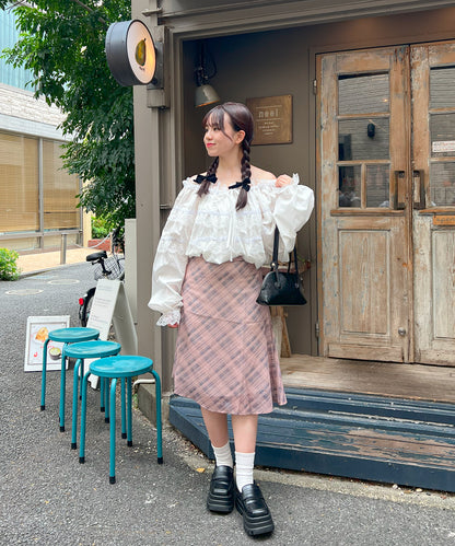 【Official限定販売】2WAYレースブラウス