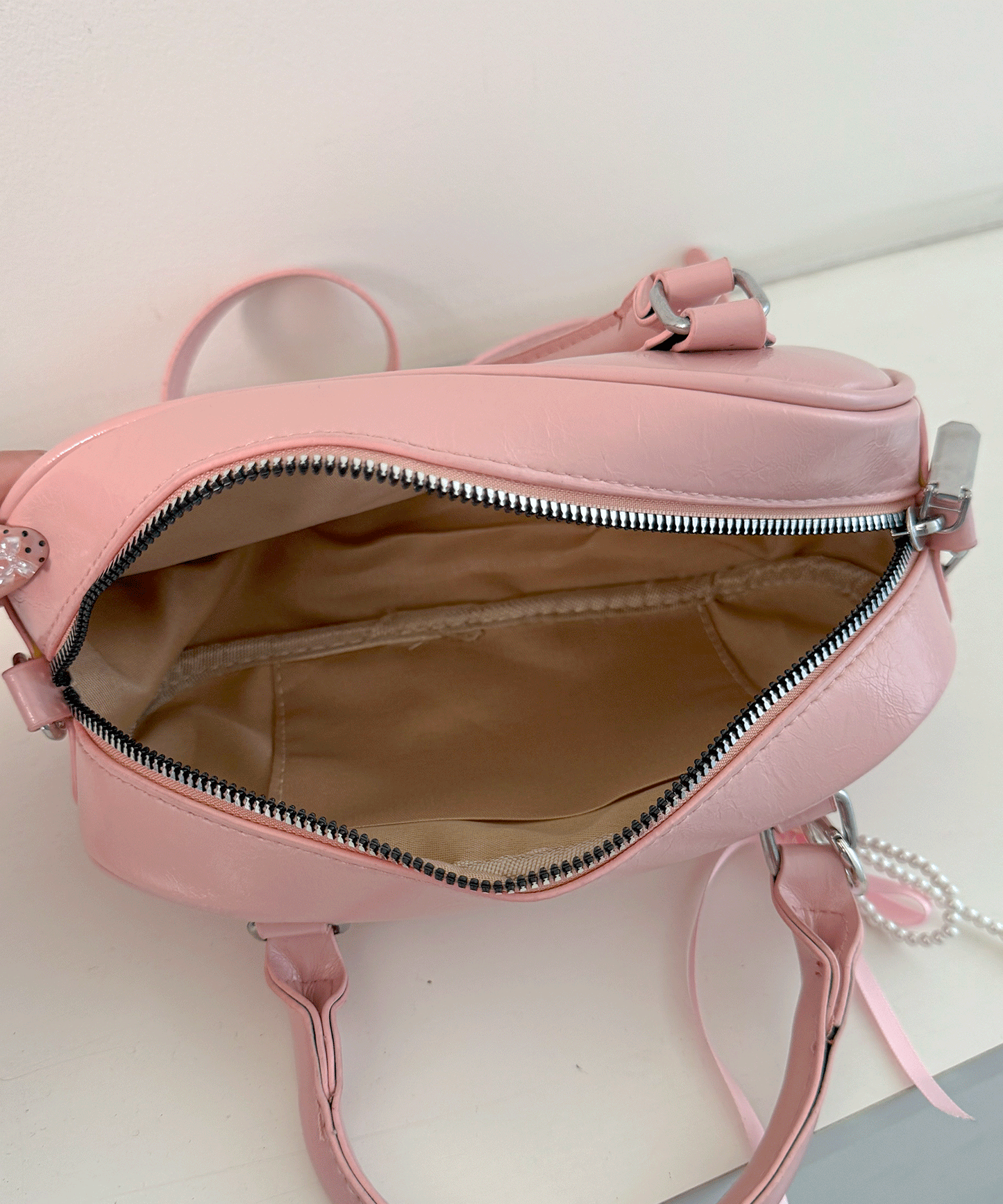 チャーム付きミニボストンBAG