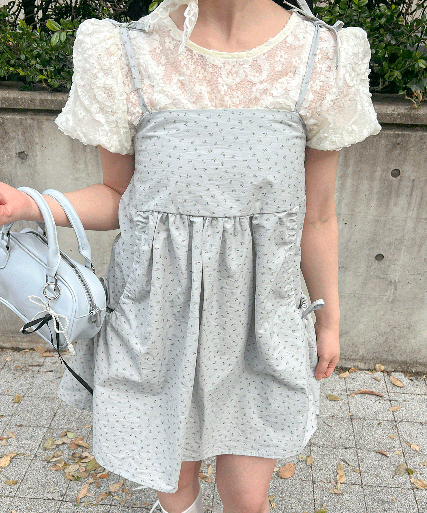 小花柄キャミチュニック