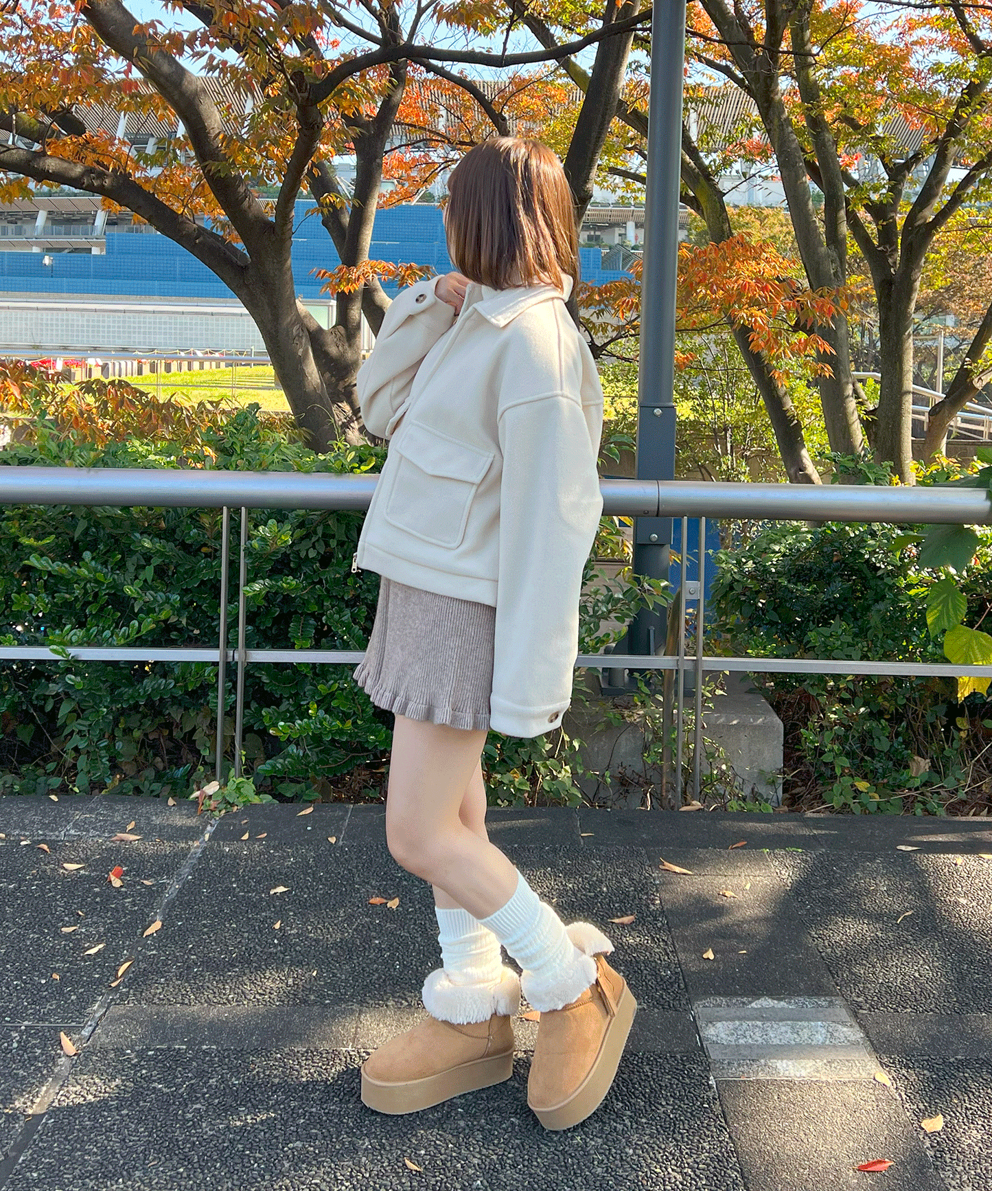 【Official限定価格】ブラッシュドブルゾン