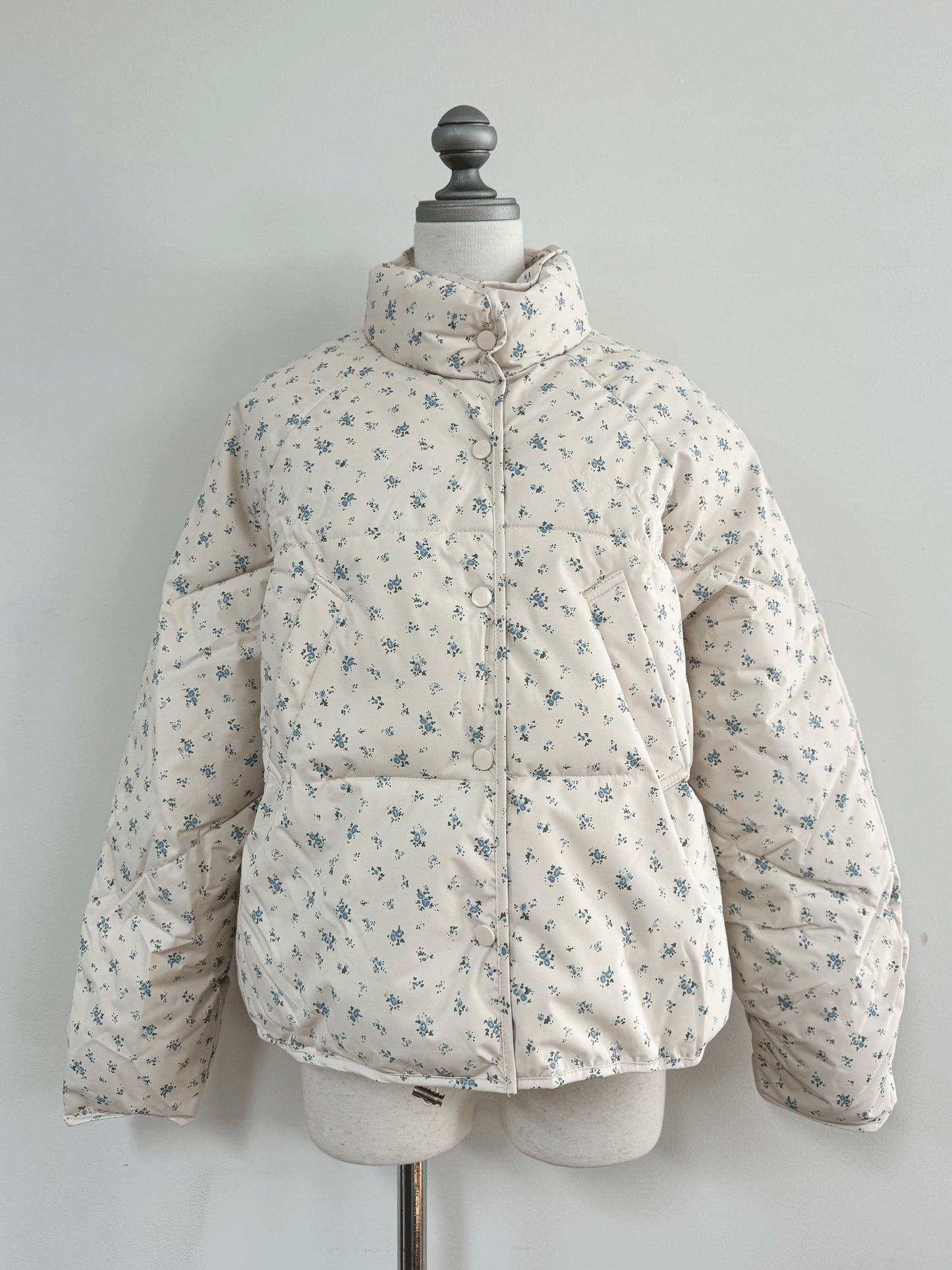 小花柄ブルゾン