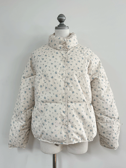 小花柄ブルゾン