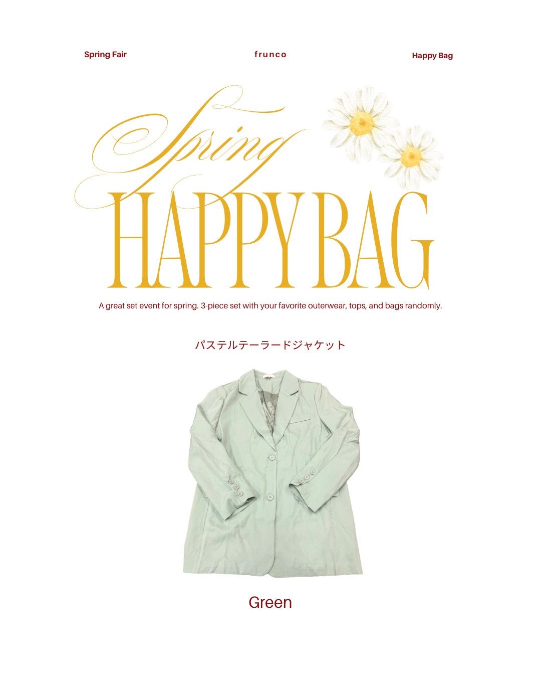 Spring  Happy Bag