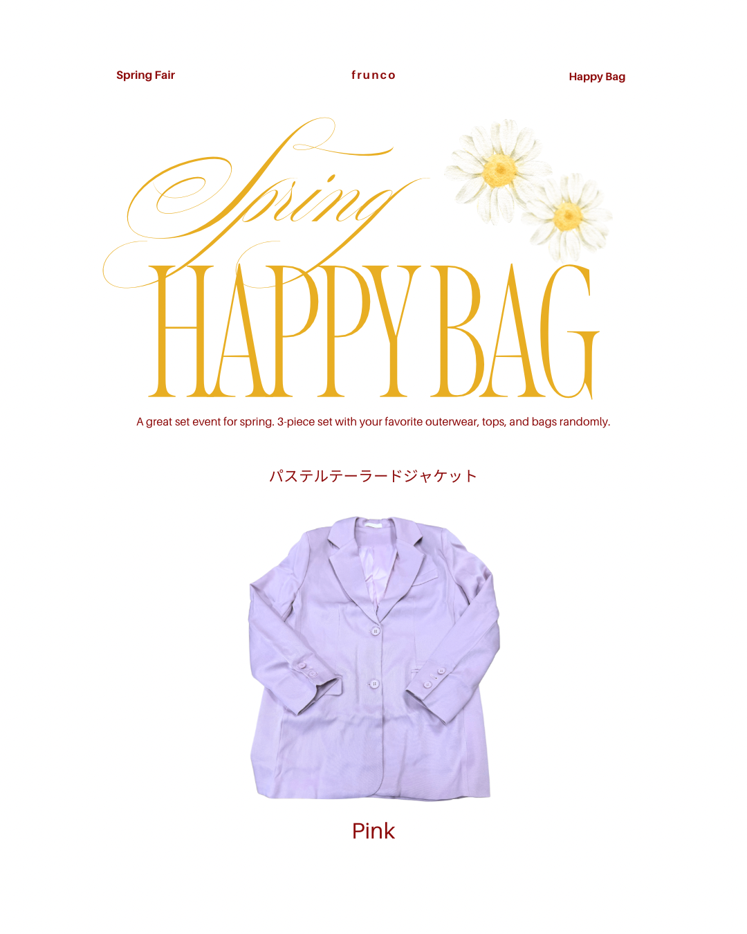 Spring  Happy Bag