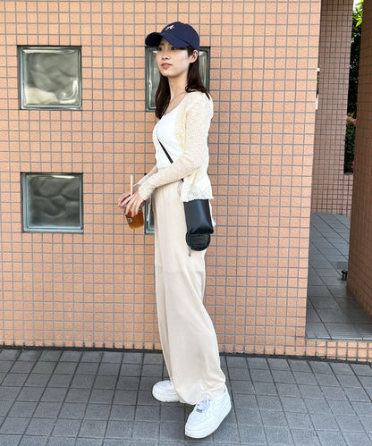 ハイウエストリラックスパンツ