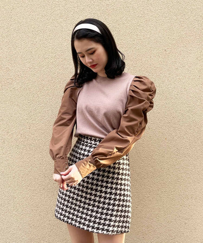 袖コンシャスTOPS