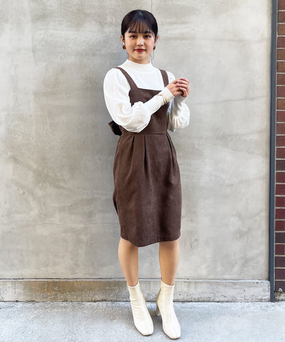 ショート丈バックリボンOP