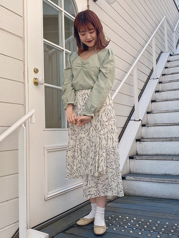 長袖チロルブラウス