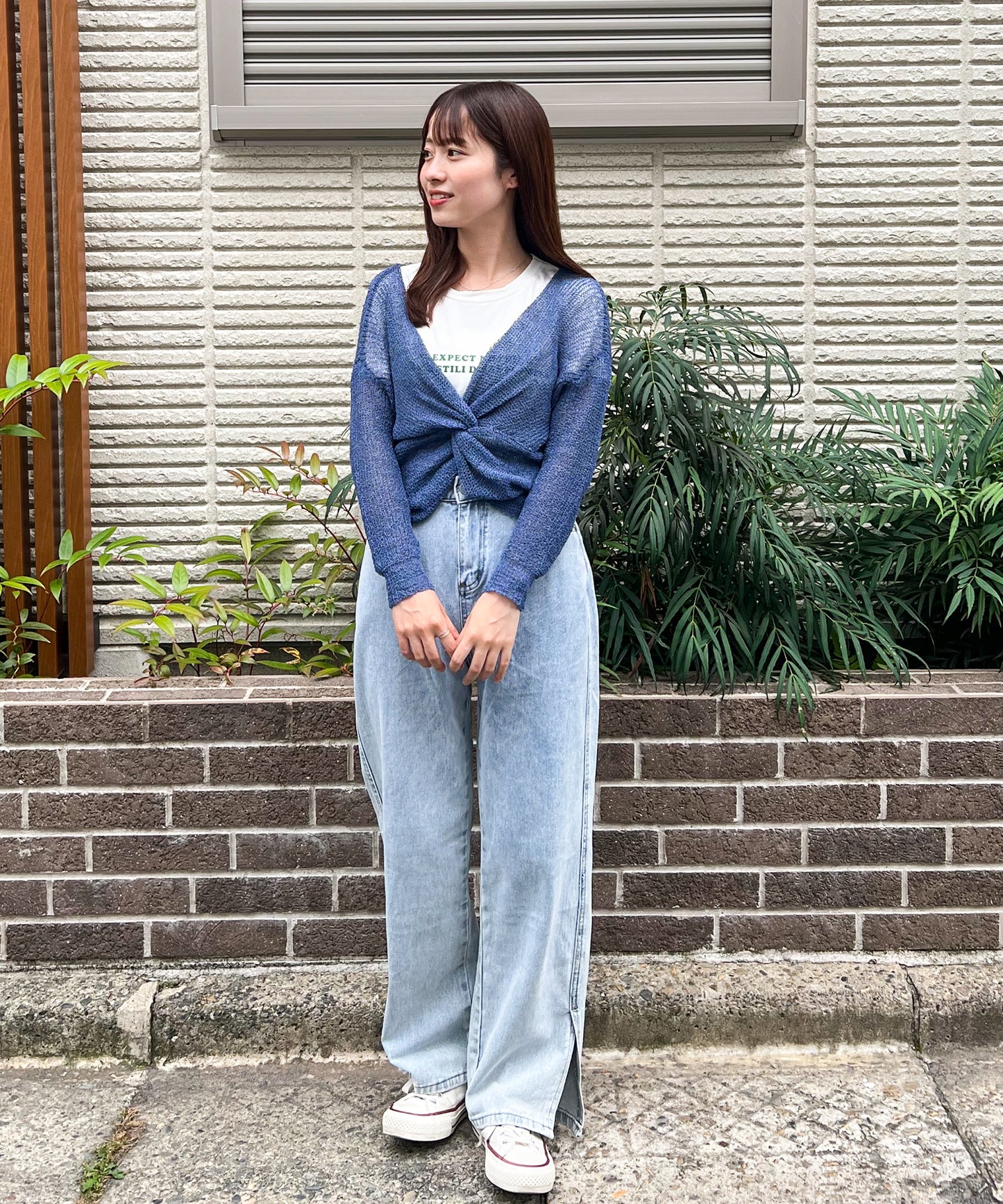 前後2wayニット