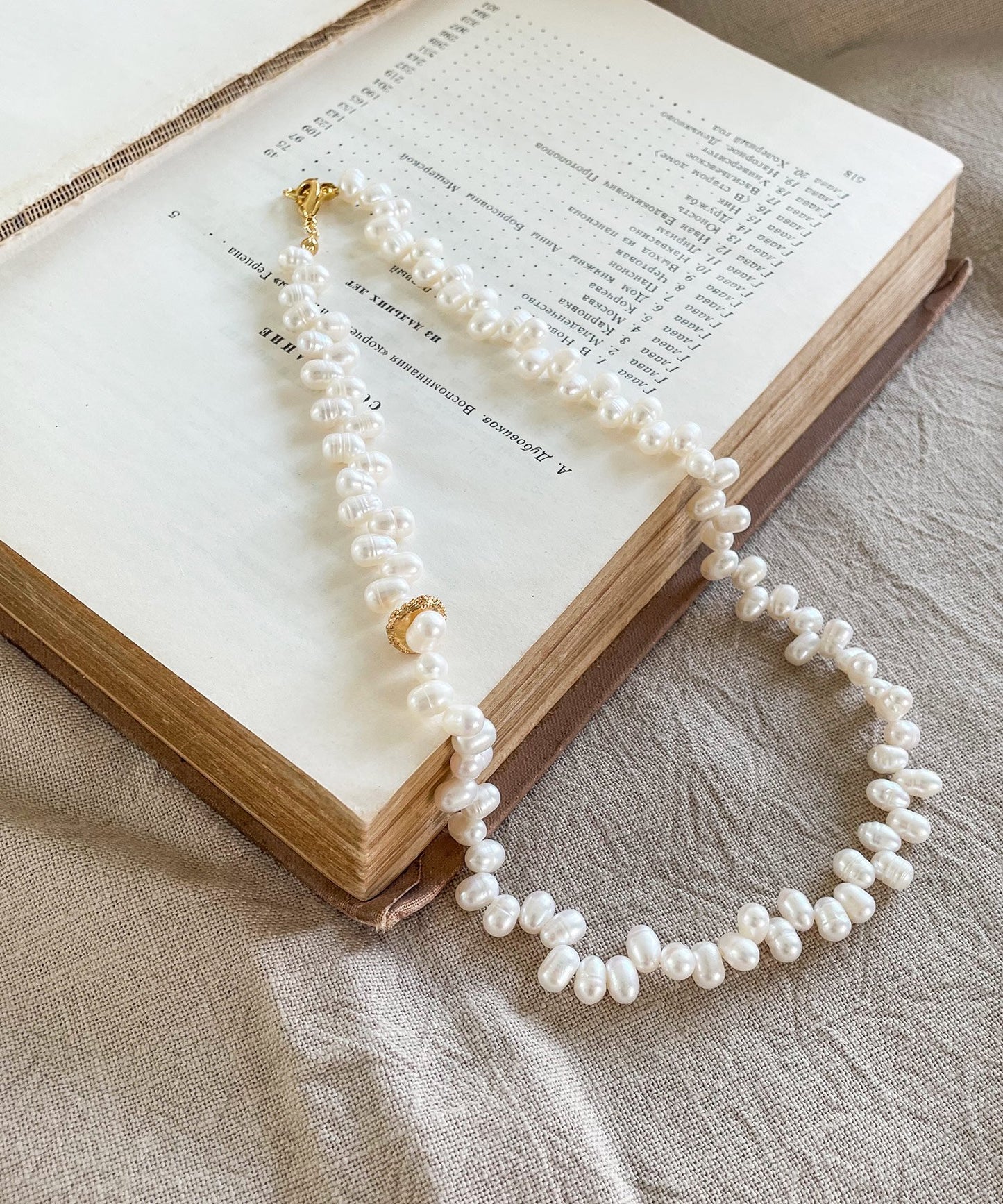 random pearl necklace