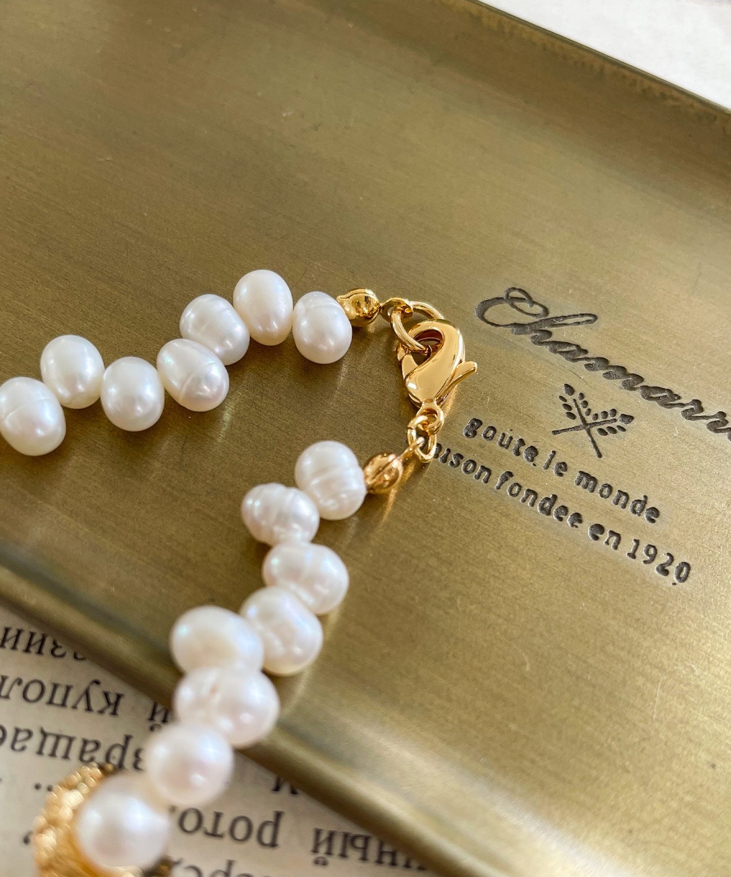 random pearl bracelet