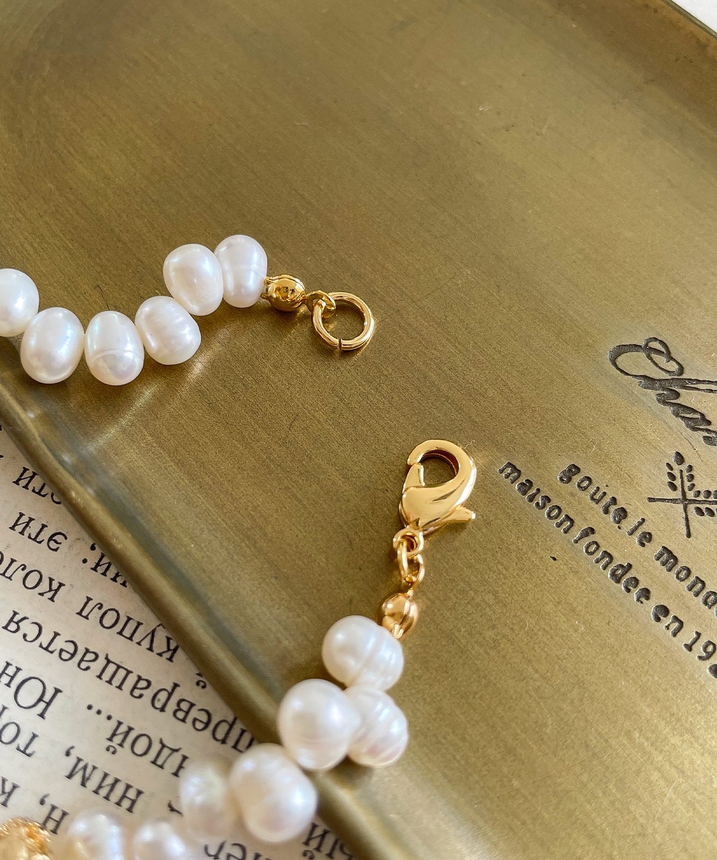 random pearl bracelet