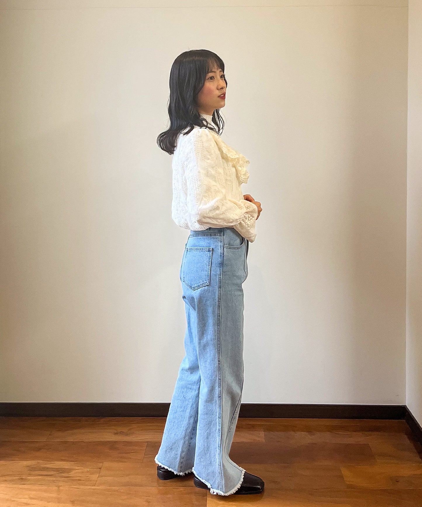 総レースシアーブラウス