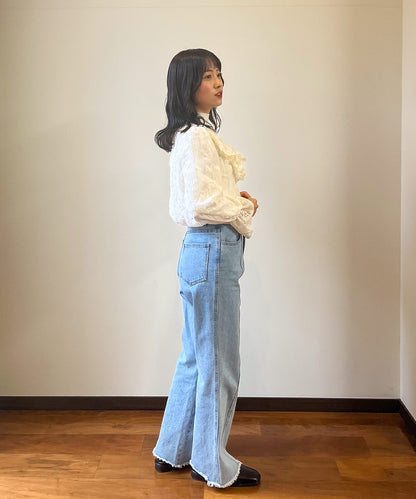 総レースシアーブラウス