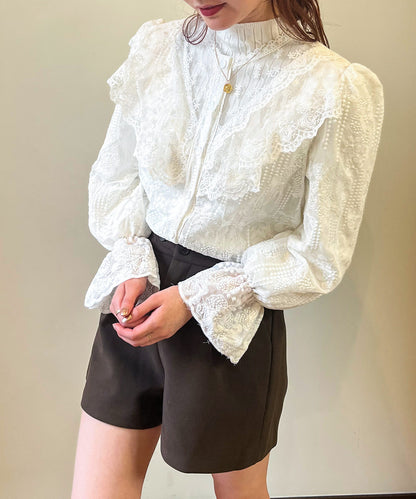 総レースシアーブラウス