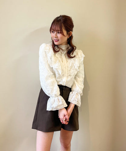 総レースシアーブラウス
